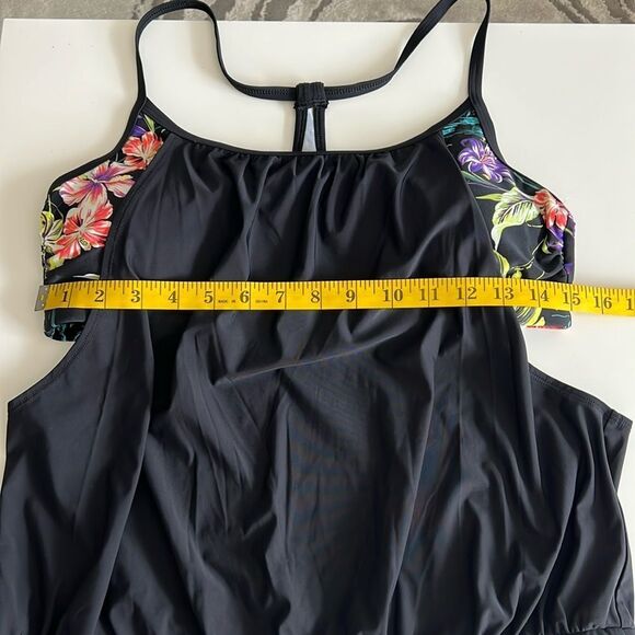 Speedo Women’s Floral Swim Top Tankini - Picture 5 of 8